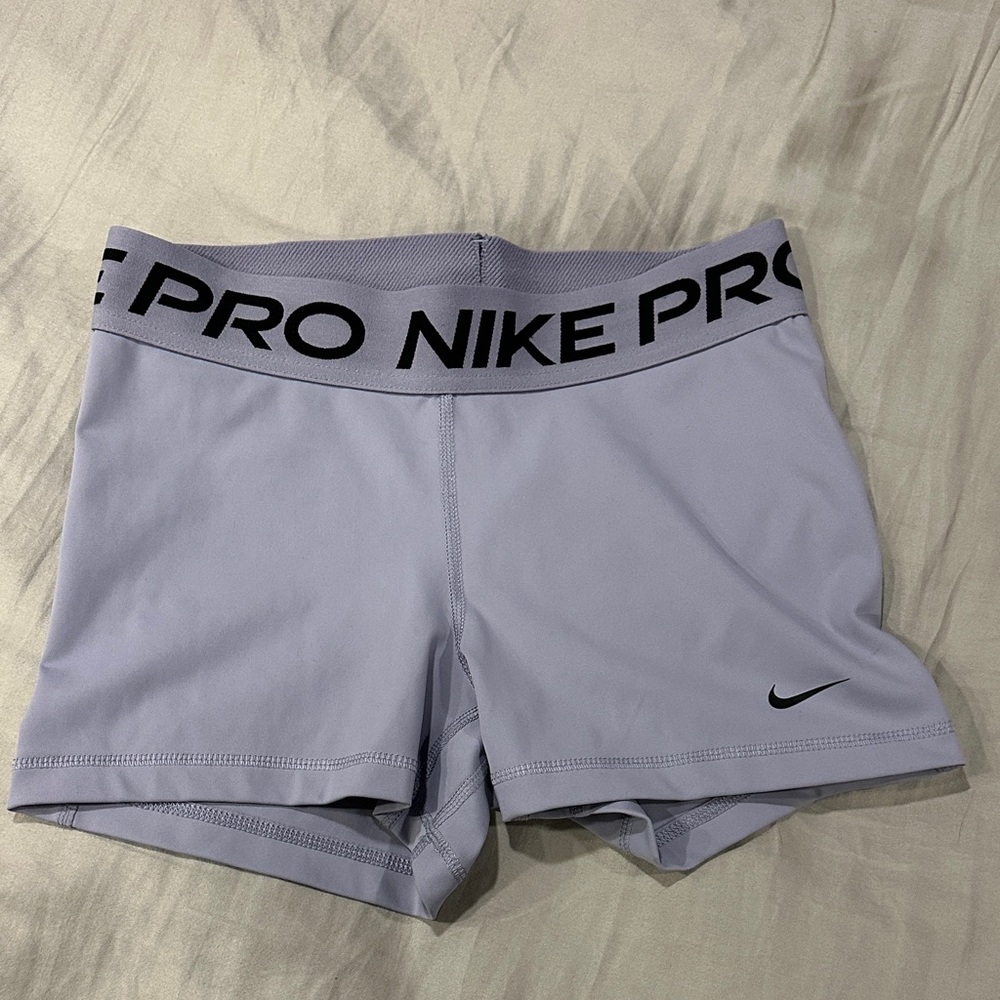 Nike Pro Women's Athletic Shorts in Lavender